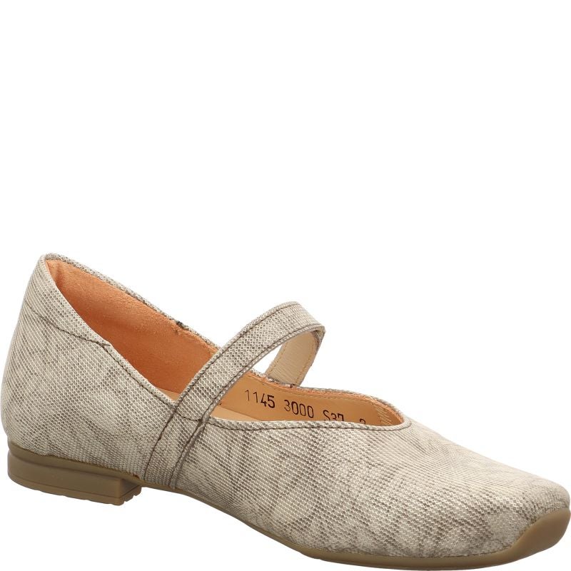 Think GAUDI Ballerina - Material: Leather in Grey