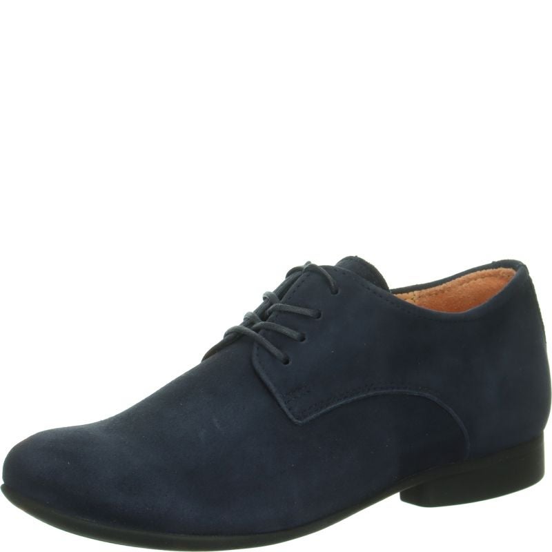 Think! GUAD2 Woman Lace up shoe - Material: Leather in Blue