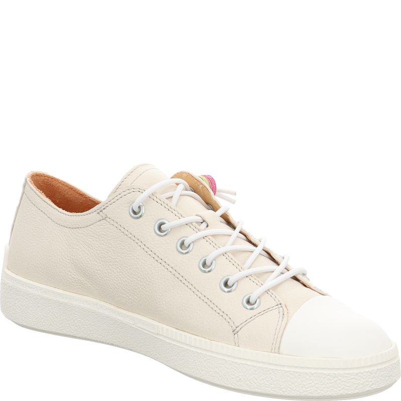 Think TURNA WOMEN Woman Sneakers low - Material: Leather in Beige