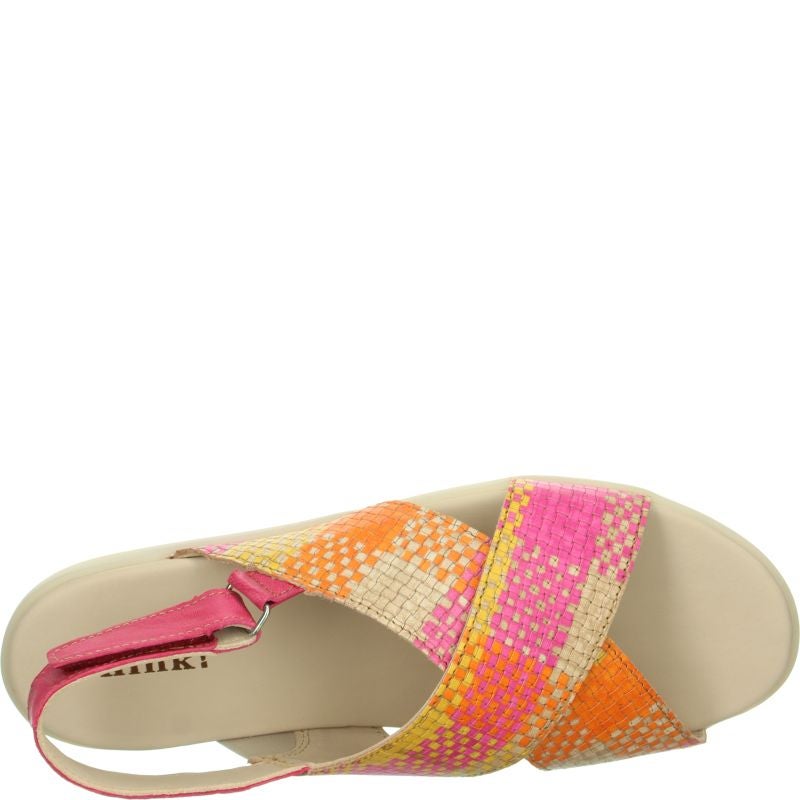 Think NATURE SAND Woman  - Material: Leather in Multi Colour