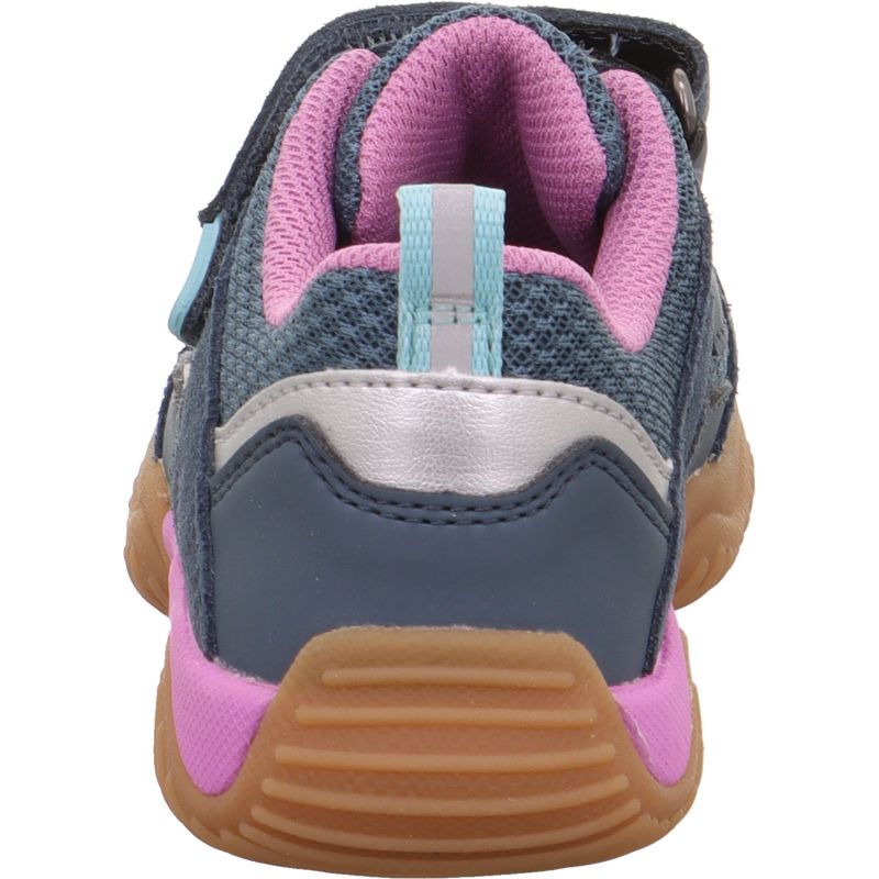 Superfit STORM Sneaker low - Material: Leder/Sonstiges Material/Textil in Blau