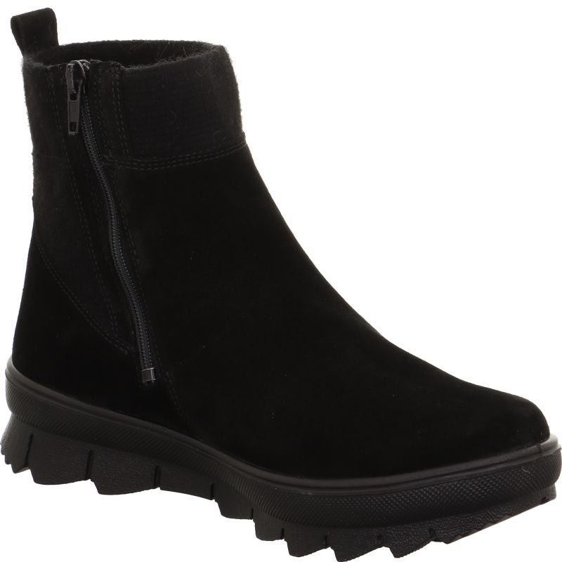 Legero NOVARA Damen Stiefelette - Material: Leder in Schwarz