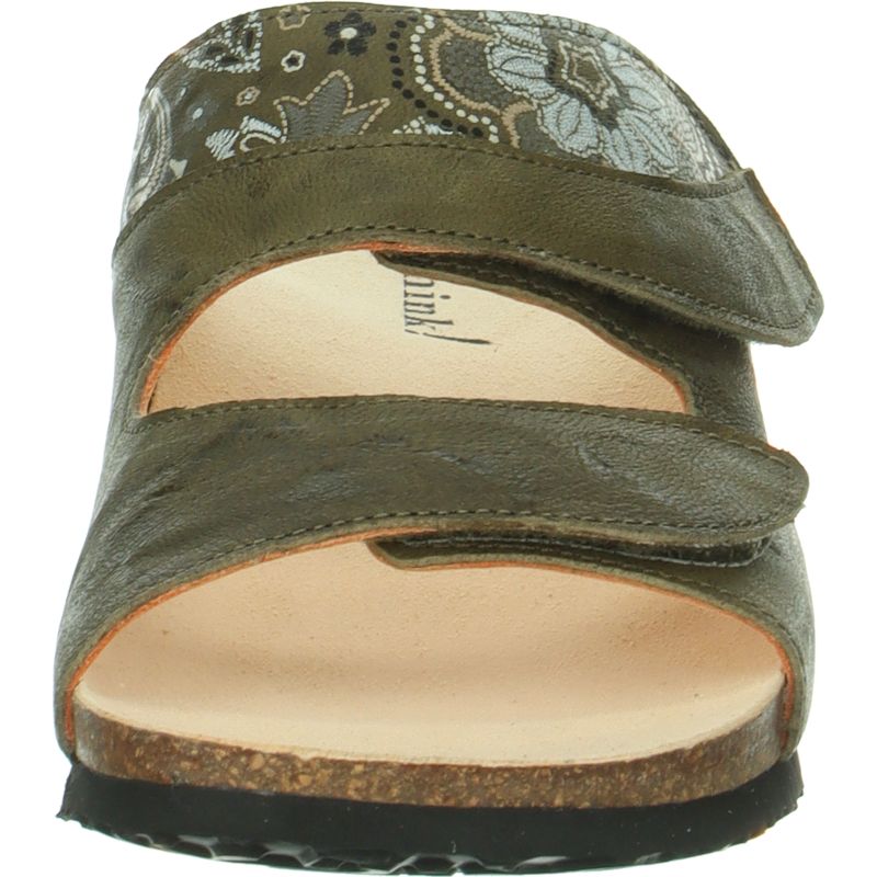 Think MIZZI DAMEN  - Material: Leather in Green
