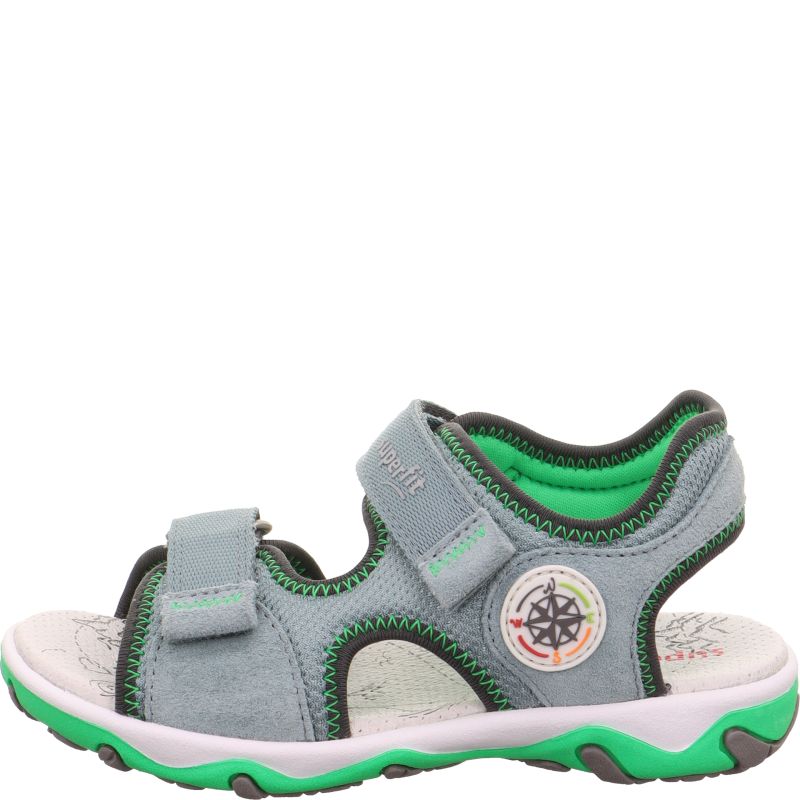 Superfit MIKE 3.0 Sandale - Material: Leder/Textil in Grün