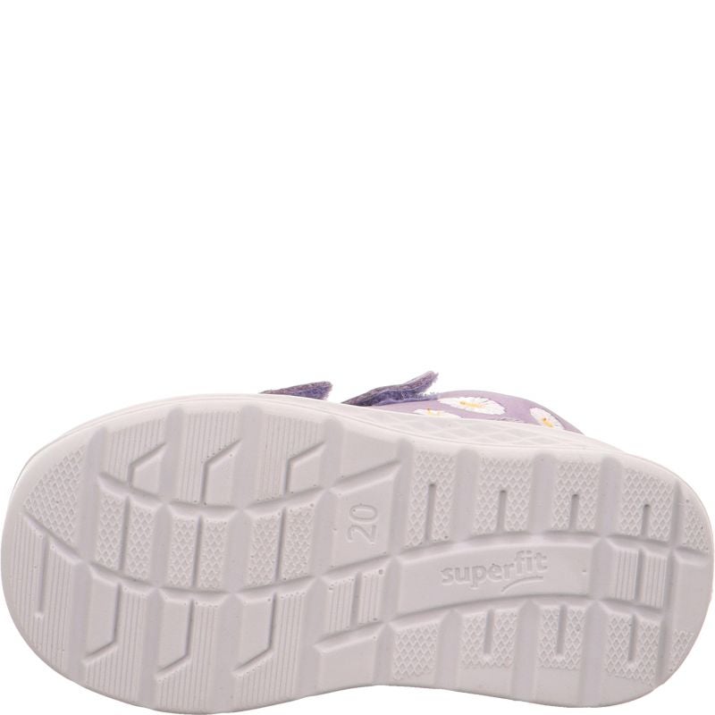 Superfit BREEZE Sneakers high - Material: Leather in Purple