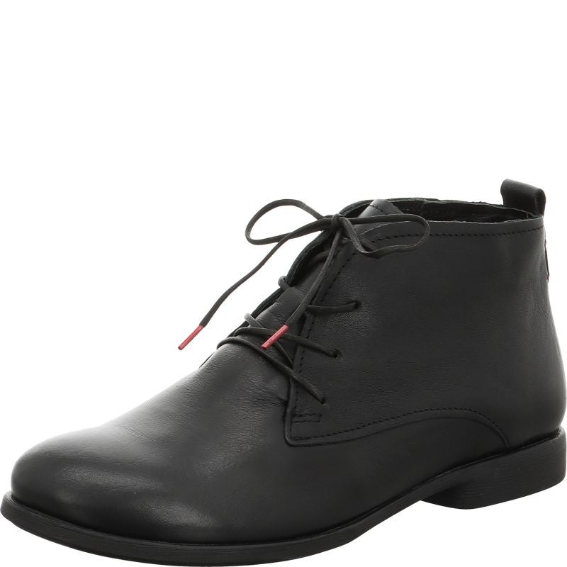 Think AGRAT Woman Ankle Boot - Material: Leather in Black