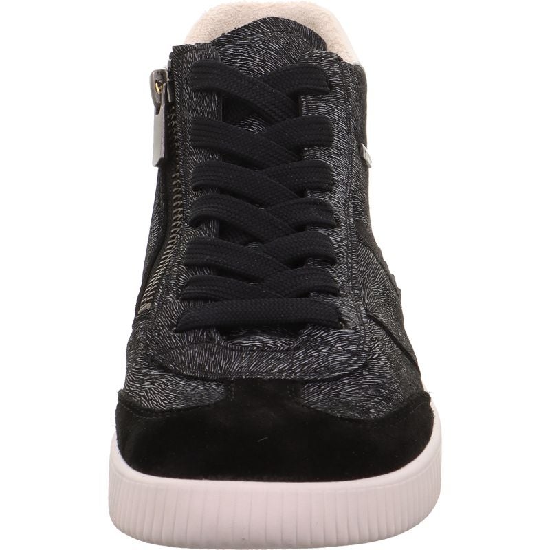 Legero SILENCE Damen Sneaker high - Material: Leder in Schwarz
