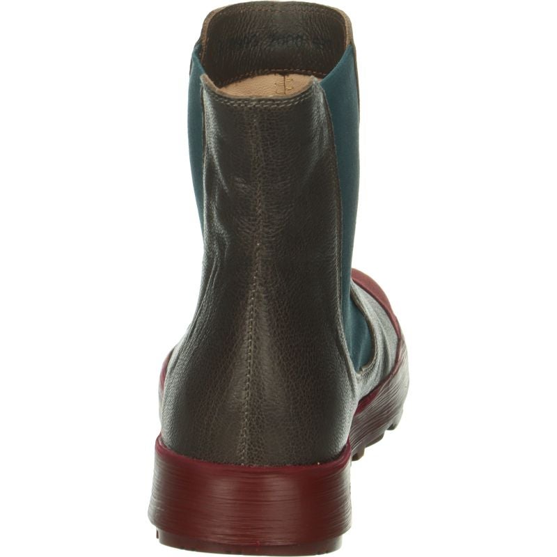 Think! COMODA Damen Chelsea Boots - Material: Leder in Grau