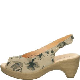 Think ZEPPA Woman Sandal - Material: Leather in Multi Colour