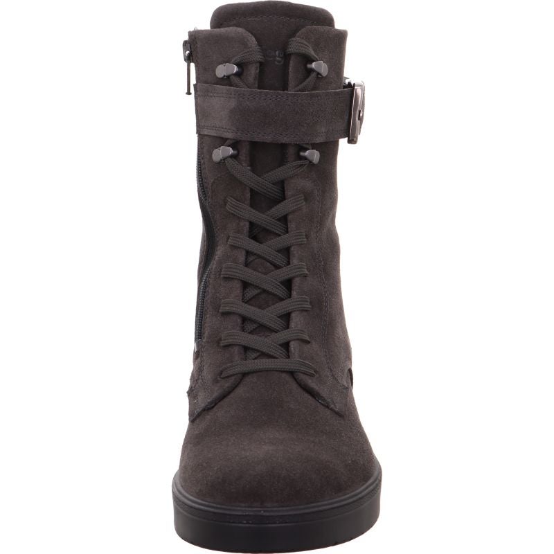 Legero MYSTIC Woman Lace-up boot - Material: Leather in Grey