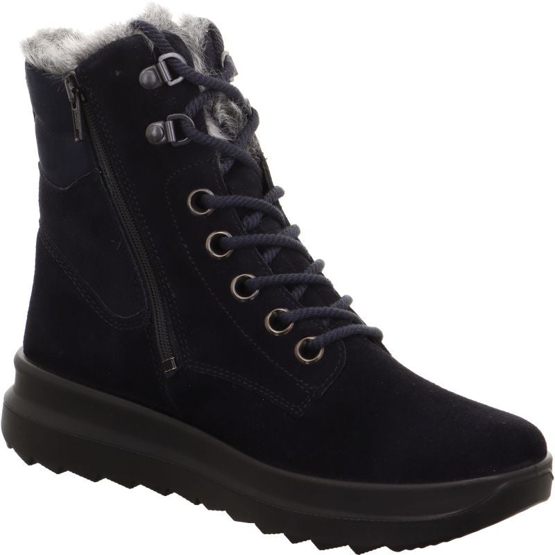 Legero DREAMER Damen Schnürboots - Material: Leder in Blau