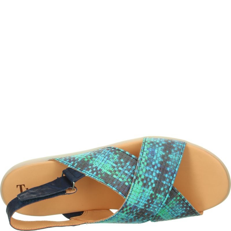 Think NATURE SAND Woman  - Material: Leather in Multi Colour