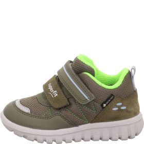 Superfit SPORT7 MINI Boys Sneakers low - Material: Leder/Sonstiges Material/Texti in Green