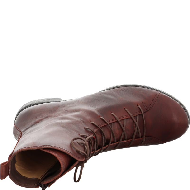 Think AGRAT Woman Ankle boot - Material: Leather in Red