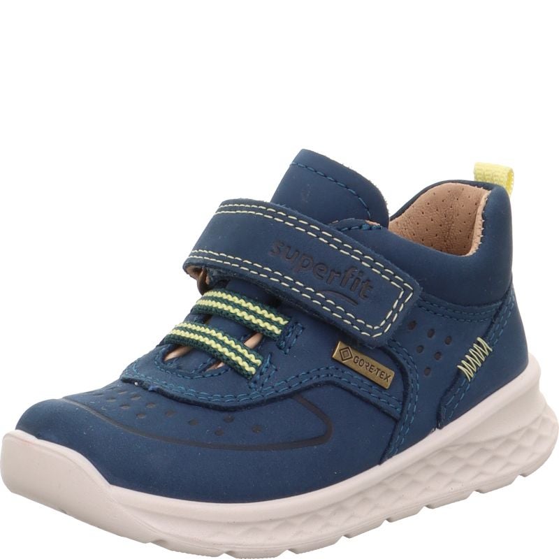 Superfit BREEZE Boys Sneakers high - Material: Leather in Blue