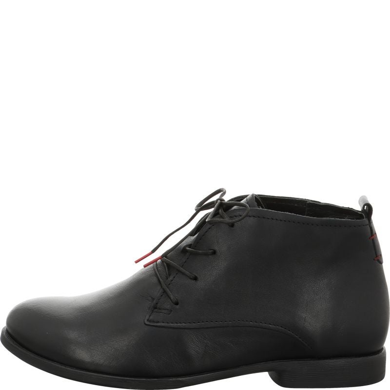 Think AGRAT Woman Ankle Boot - Material: Leather in Black