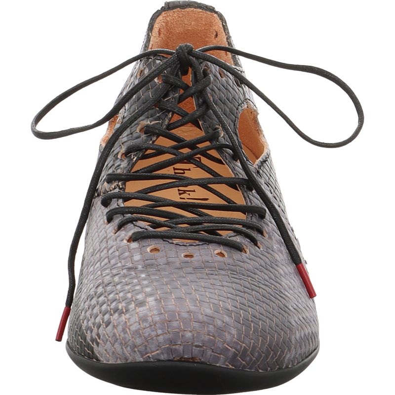 Think GUAD2 Woman Lace up shoe - Material: Leather in Multi Colour