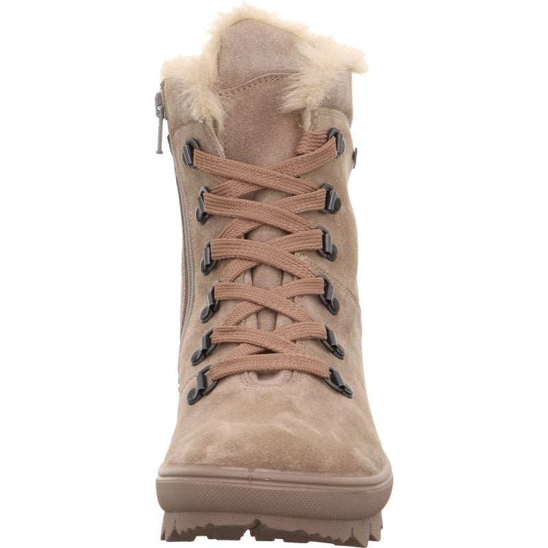 Legero NOVARA Damen Schnürboots - Material: Leder in Beige