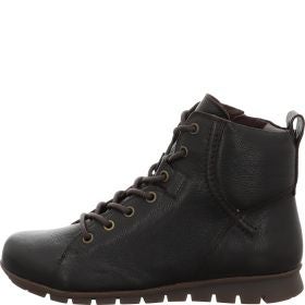 Think MENSCHA Lace-up boot - Material: Leather in Brown