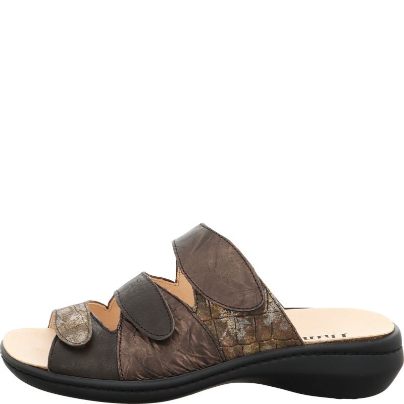 Think! CAMILLA Damen Pantolette - Material: Leder in Mehrfarbig