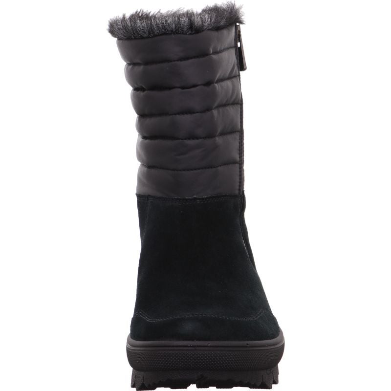 Legero NOVARA Damen Stiefelette - Material: Leder/Textil in Schwarz