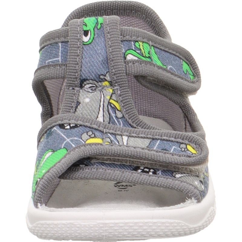 Superfit POLLY Jungen Hausschuh - Material: Textil in Grau