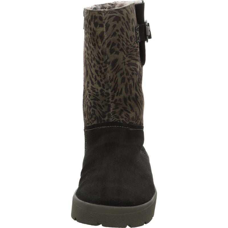 Think! CREPES Damen Stiefelette - Material: Leder in Schwarz
