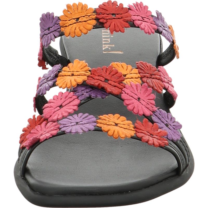 Think! VIVI Damen Pantolette - Material: Leder in Schwarz