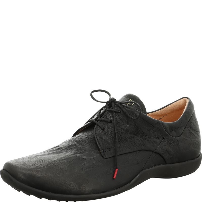 Think STONE HERREN Men Lace up shoe - Material: Leather in Black