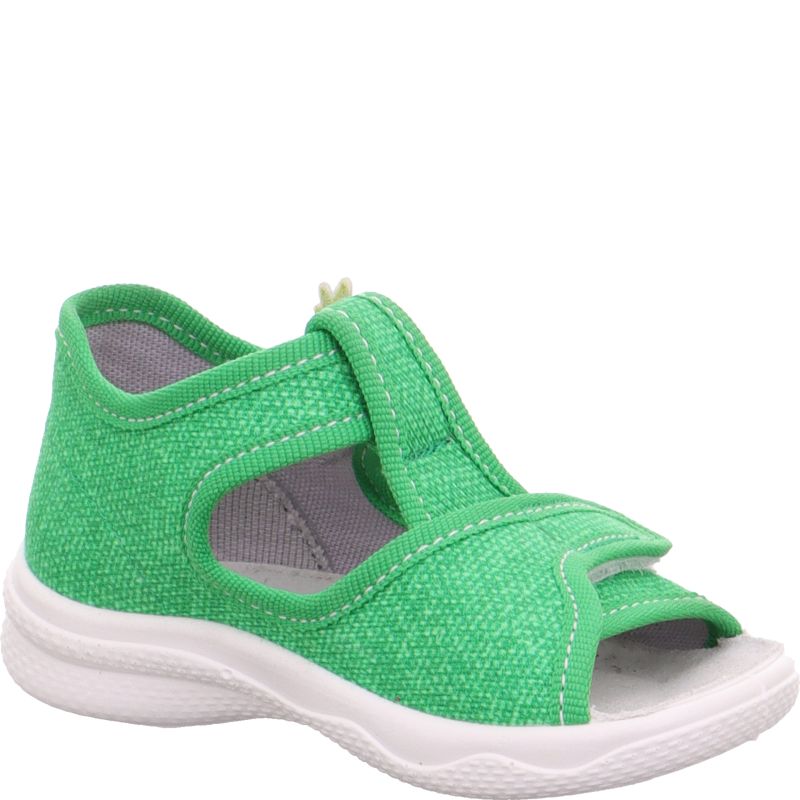 Superfit POLLY Unisex, Jungen Hausschuh - Material: Textil in Grün