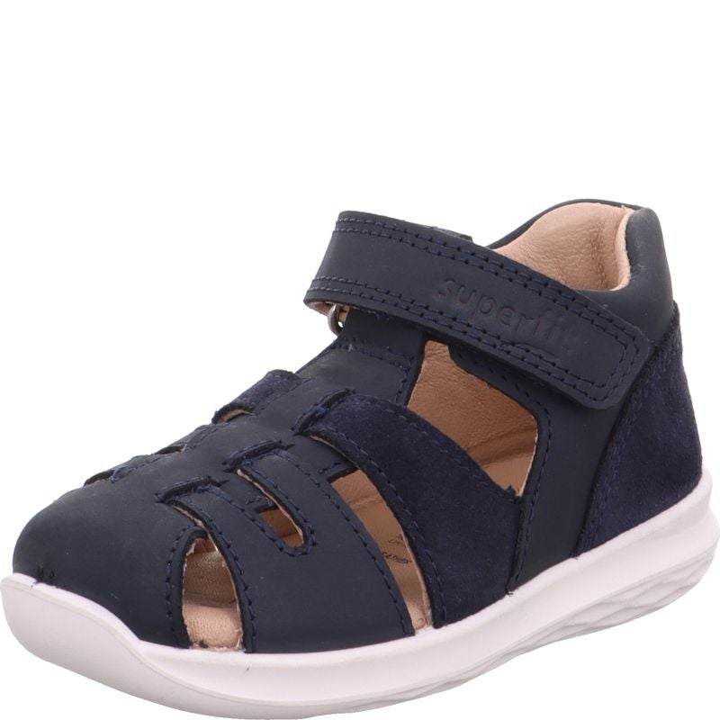 Superfit BUMBLEBEE Unisex, Jungen Sandale - Material: Leder in Blau