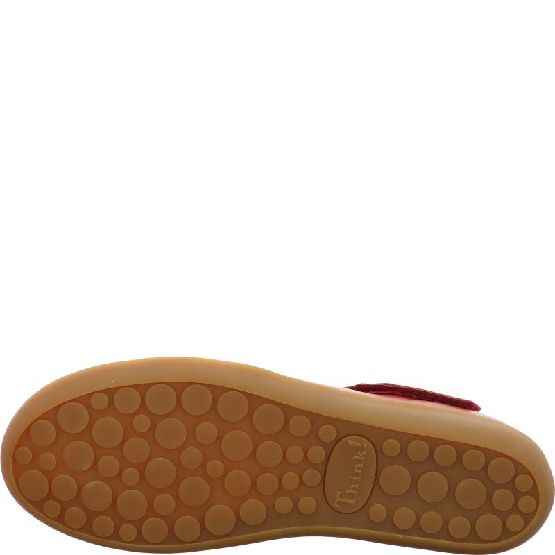 Think NATURE Woman Ballerina - Material: Leather in Red
