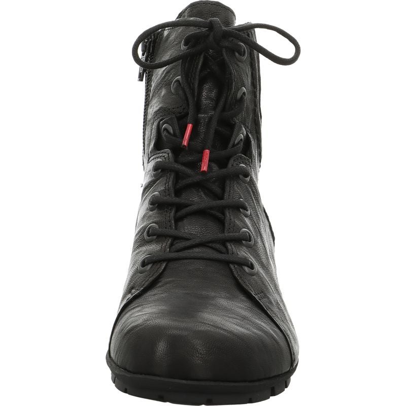 Think! MENSCHA Damen Stiefelette - Material: Leder in Schwarz