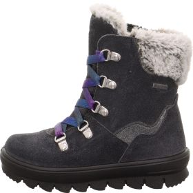 Superfit FLAVIA Girls Boot - Material: Leather/Textil in Grey