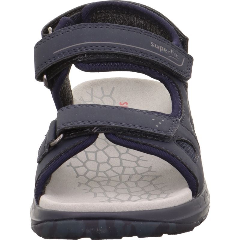 Superfit CRISS CROSS Unisex, Boys Sandal - Material: Textil/Sonstiges Material in Blue