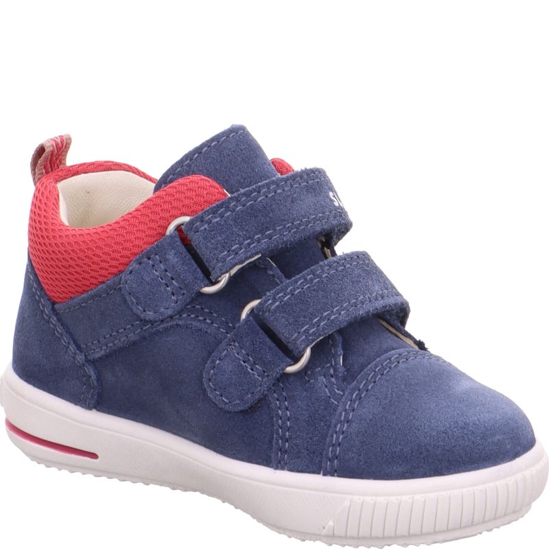 Superfit MOPPY Girls Sneakers low - Material: Leather/Textil in Blue