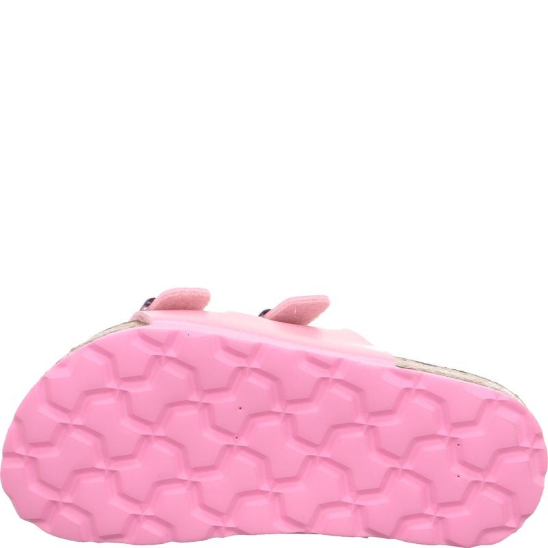 Superfit FUSSBETTPANTOFFEL Girls Slipper - Material: Sonstiges Material in Pink
