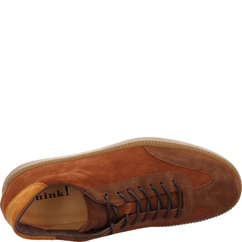 Think TURNA MEN Men Sneakers low - Material: Leather in Brown