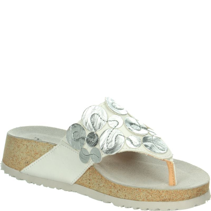 Think KOAK DAMEN Woman Mules - Material: Leather in White