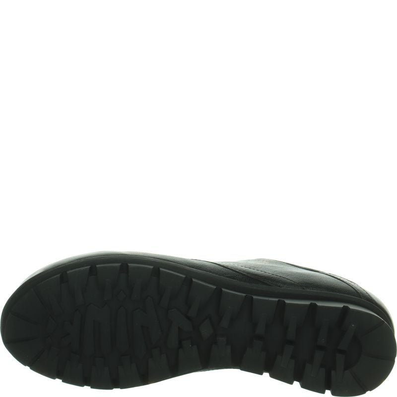 Think! MENSCHA Schnürschuh - Material: Leder in Schwarz