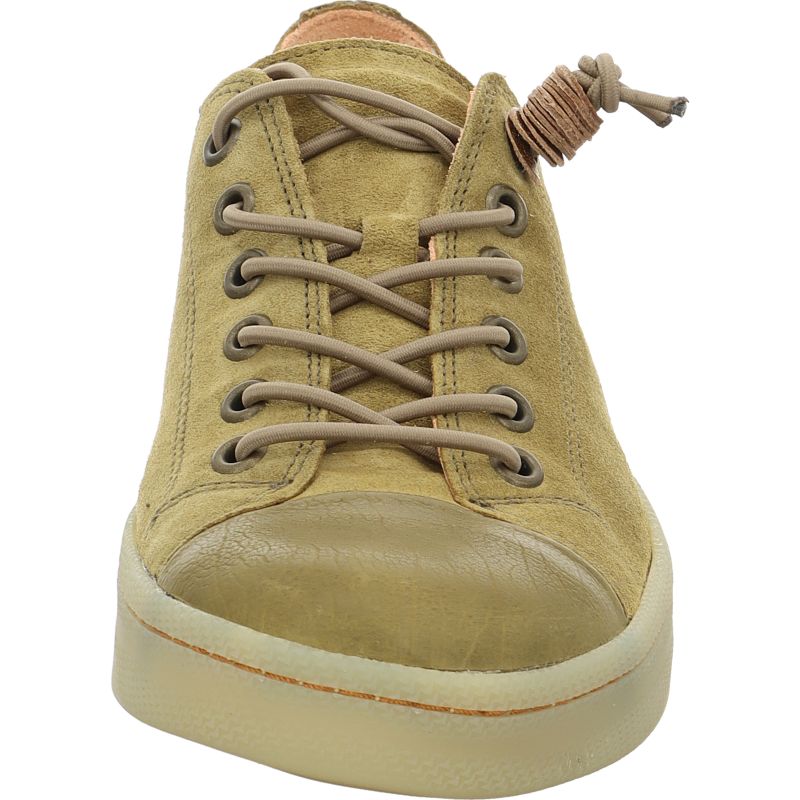 Think KUMI Woman Sneakers low - Material: Leather in Olive