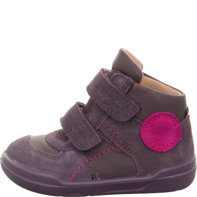 Superfit SUPERFREE Mädchen Sneaker high - Material: Leder in Lila