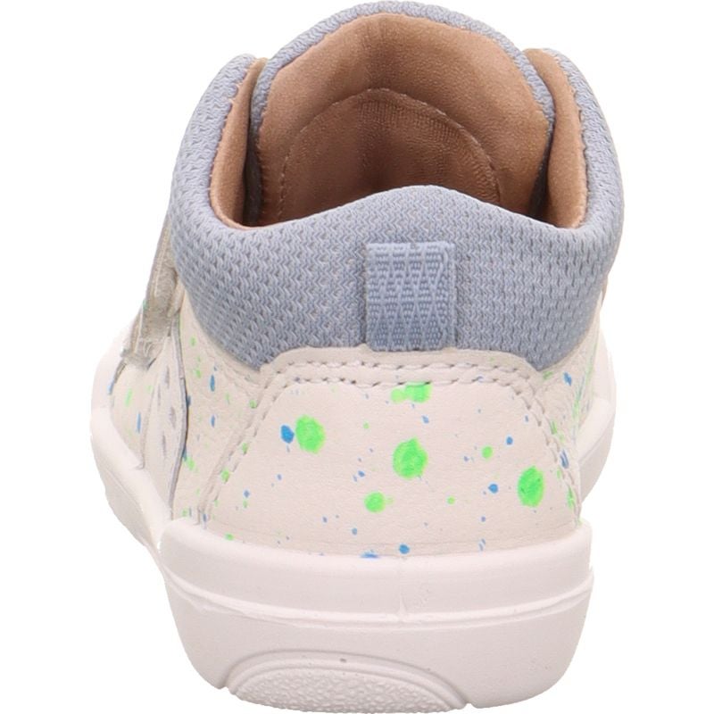 Superfit SUPERFREE Jungen Sneaker low - Material: Leder/Textil in Weiß