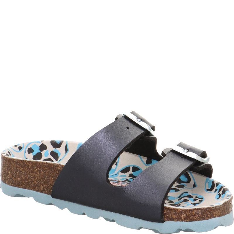 Superfit FUSSBETTPANTOFFEL Girls Slipper - Material: Sonstiges Material in Black
