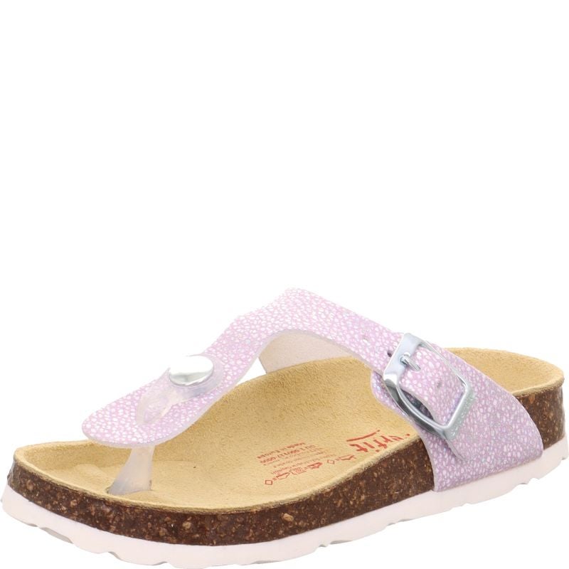 superfit FUSSBETTPANTOFFEL Mädchen Pantoffel - Material: Sonstiges Material in Lila