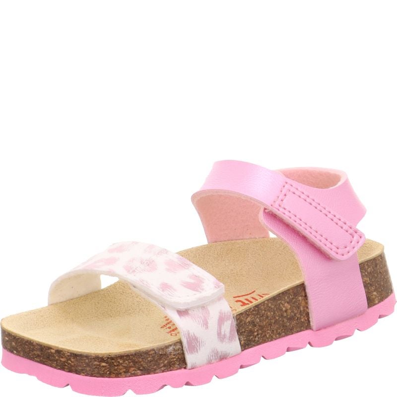Superfit FUSSBETTPANTOFFEL Sandal - Material: SonstigesMaterial in Rose