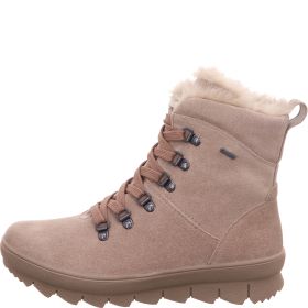 legero NOVARA Damen Schnürboots - Material: Leder in Beige