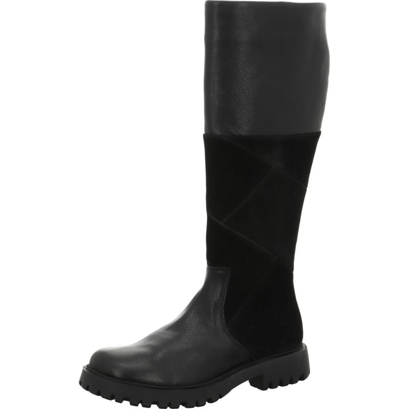 Think TRENTO Woman Boot - Material: Leather in Black