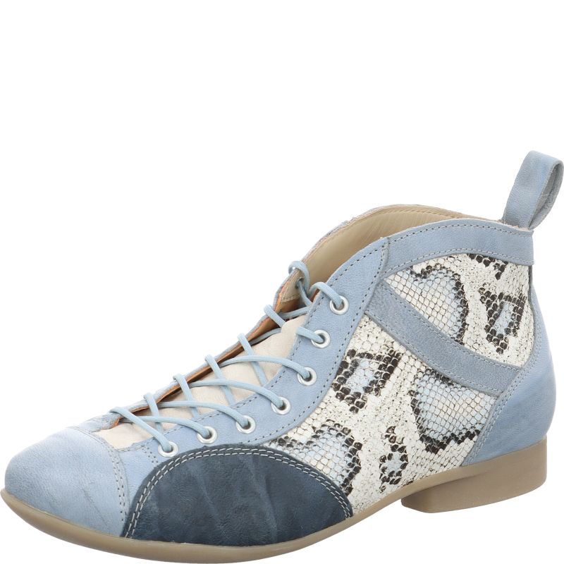 Think GUAD2 Ankle boot - Material: Leather in Blue