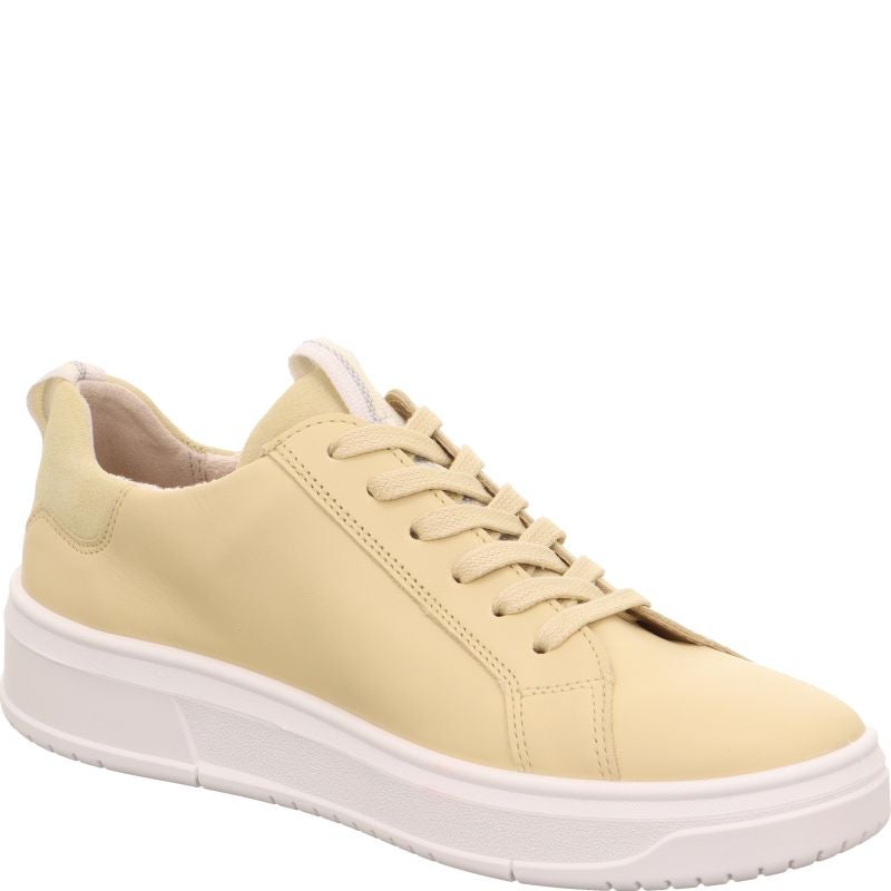 legero REJOISE Damen Sneaker low - Material: Leder in Gelb